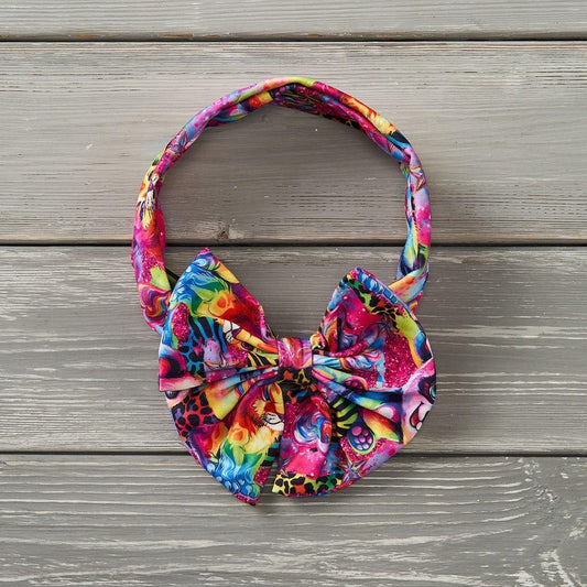 Neon Nostalgia - Bow Headband