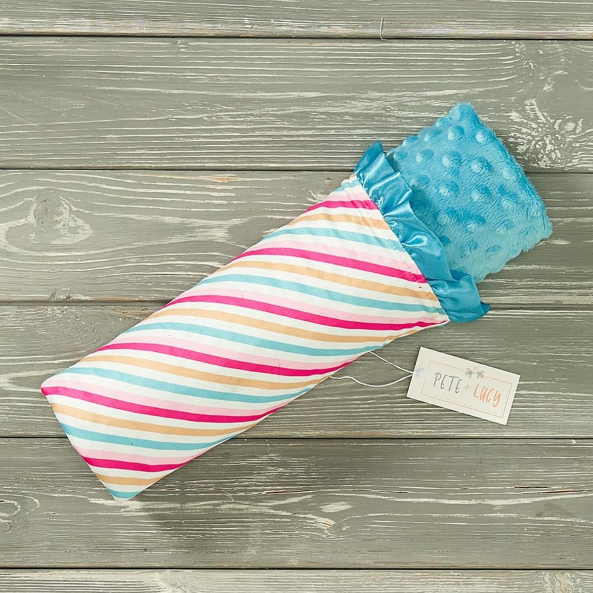 Summer Stripe Minky Blanket