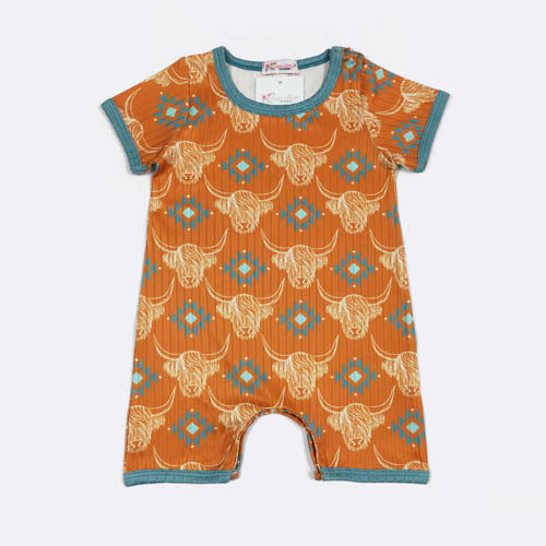 Highland Copper Boy Romper