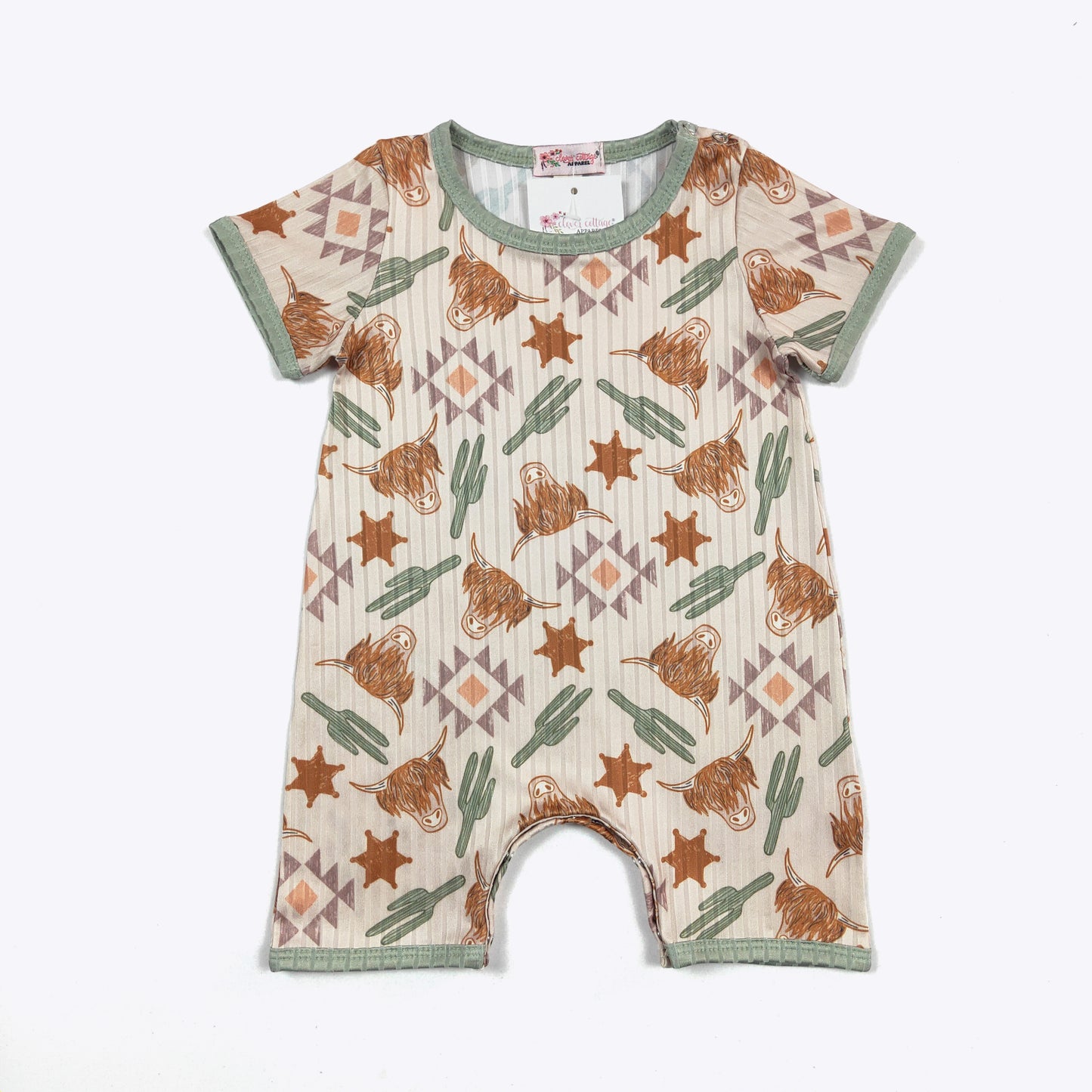 Cactus Aztec Boy Romper