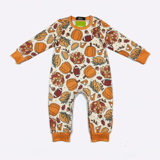 Fall Football Infant Romper