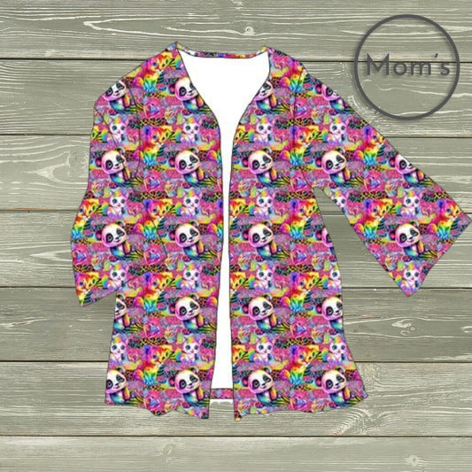 Neon Nostalgia - Mom Cardigan