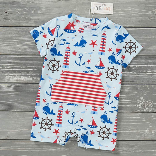 Anchors Away Infant Romper (Boy)