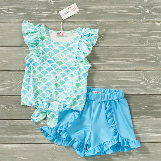 Marvelous Mermaid Short Set