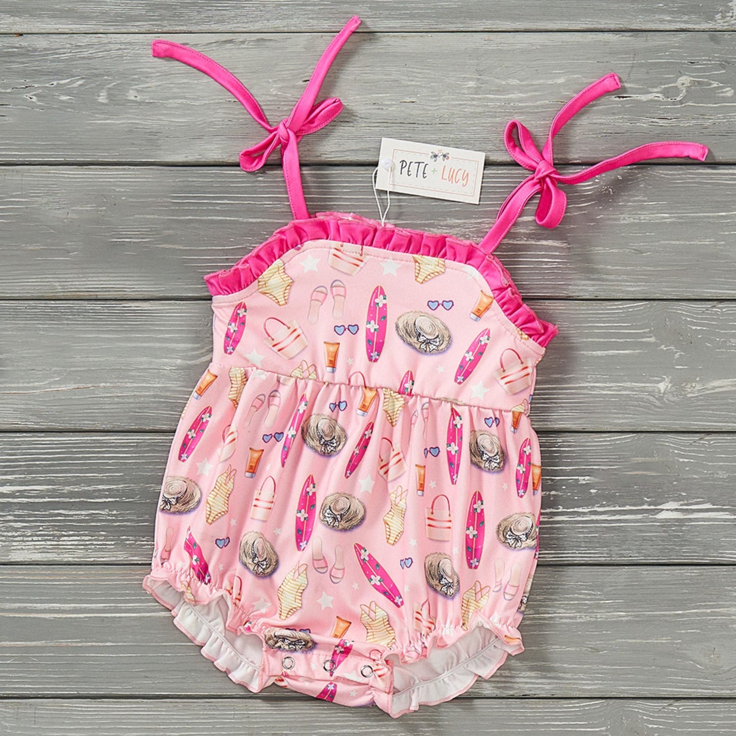 Miss Malibu Infant Romper