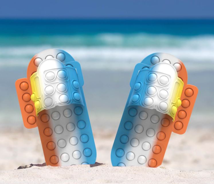 Fidget Bubble Pop Sandals