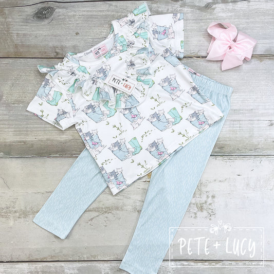 Springtime Kittens Pant Set