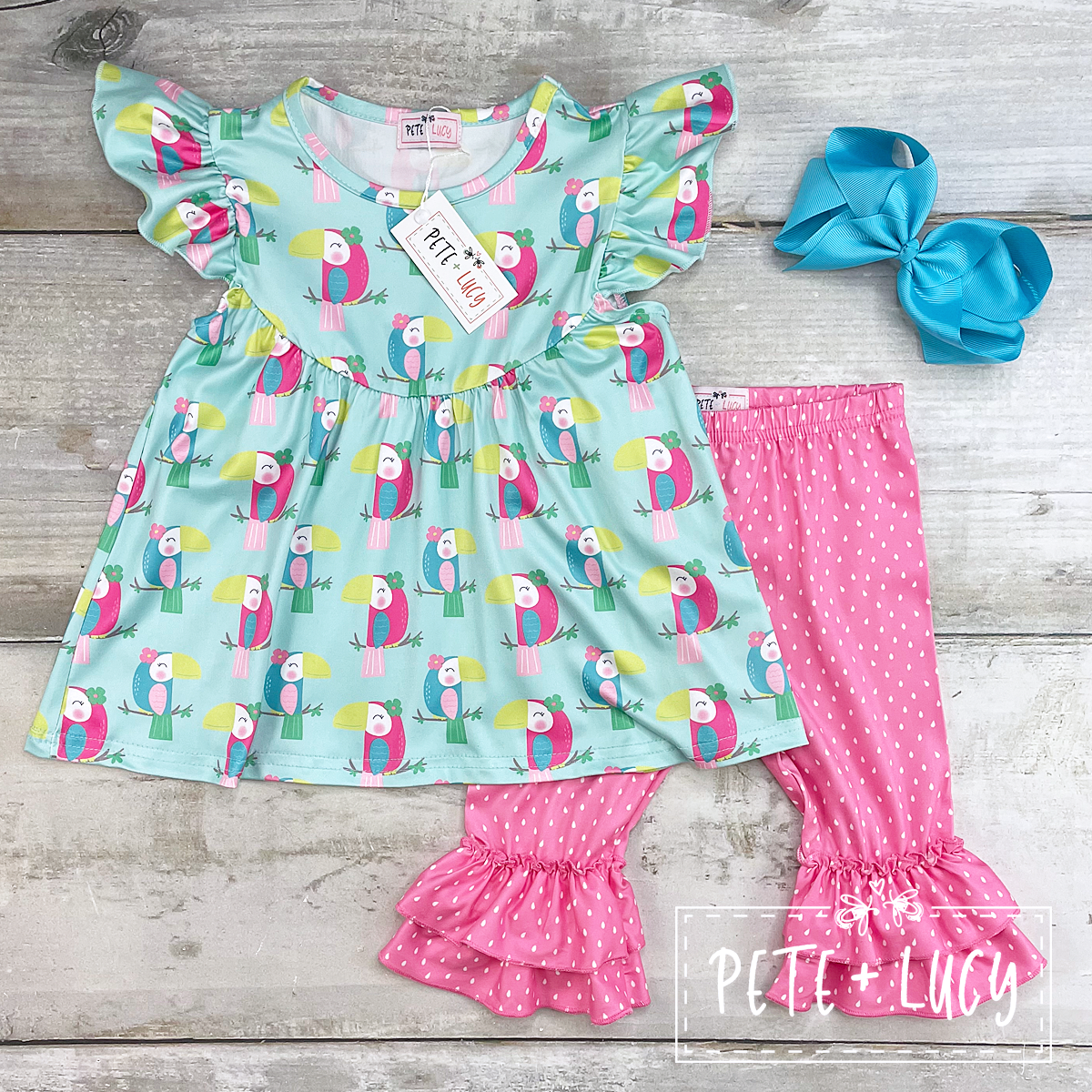 Tropic Like It's Hot- 2 Piece Capri Set