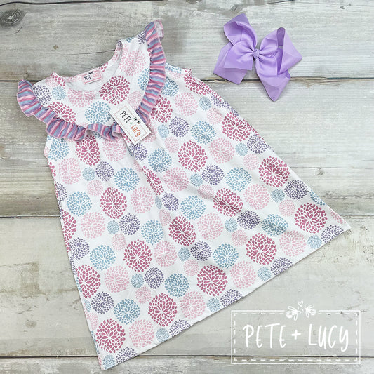 Pastel Dahlia Dress