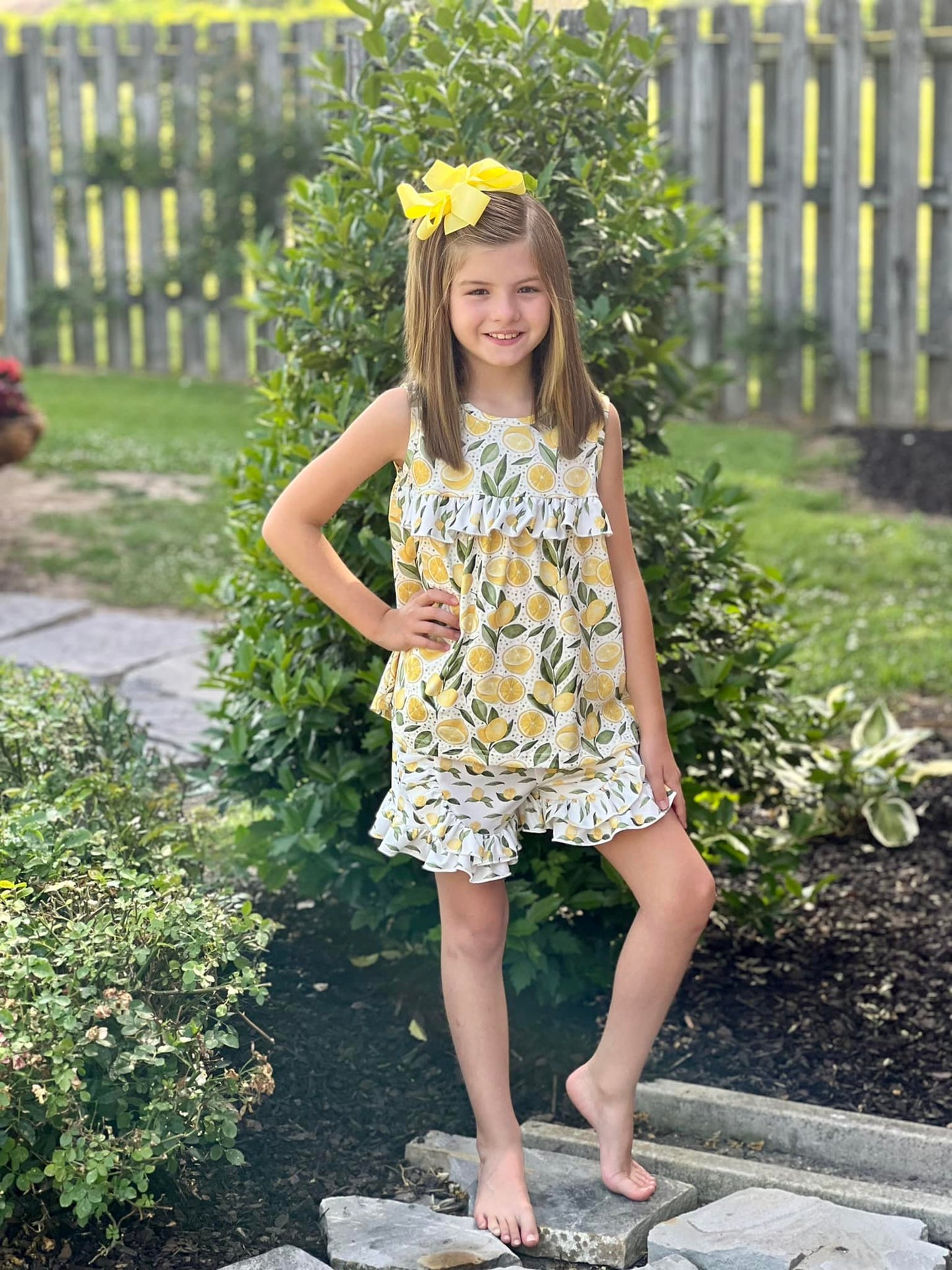 Mellow Lemon- Short Set