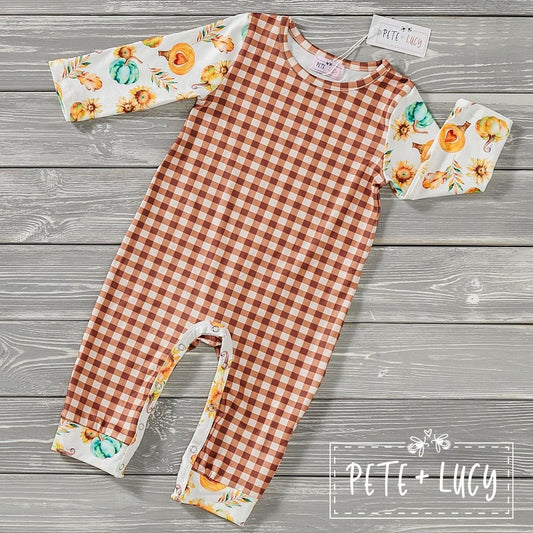 Pumpkin Love Romper #2