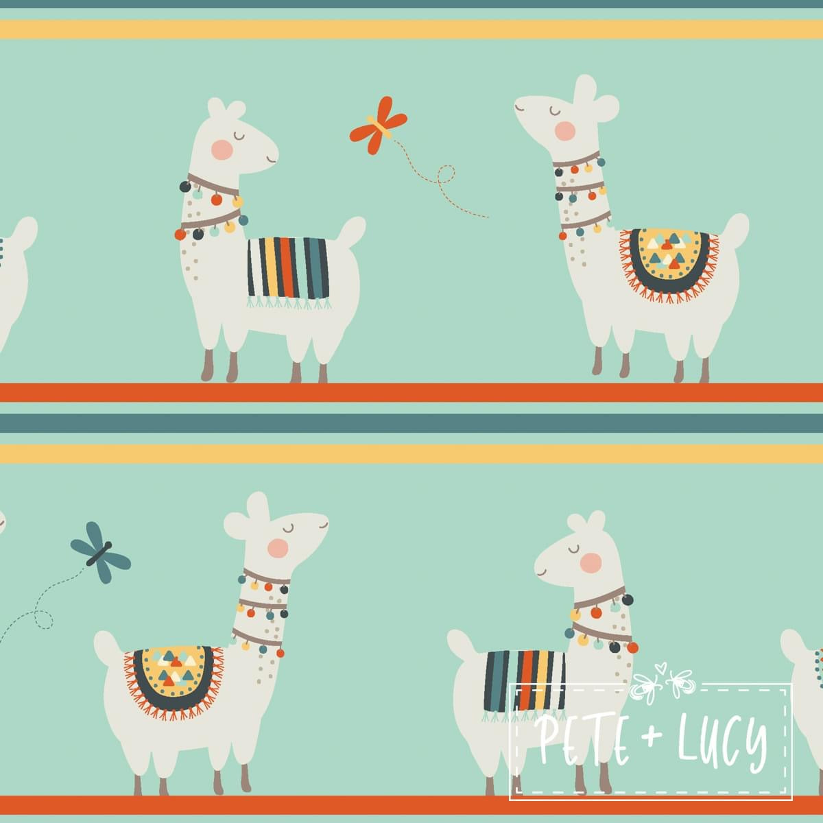 Sibling Release: Boys- Happy Llama - Boy's Infant Romper