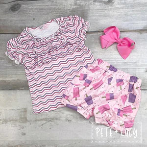 Popsicle Princess Shorts Set