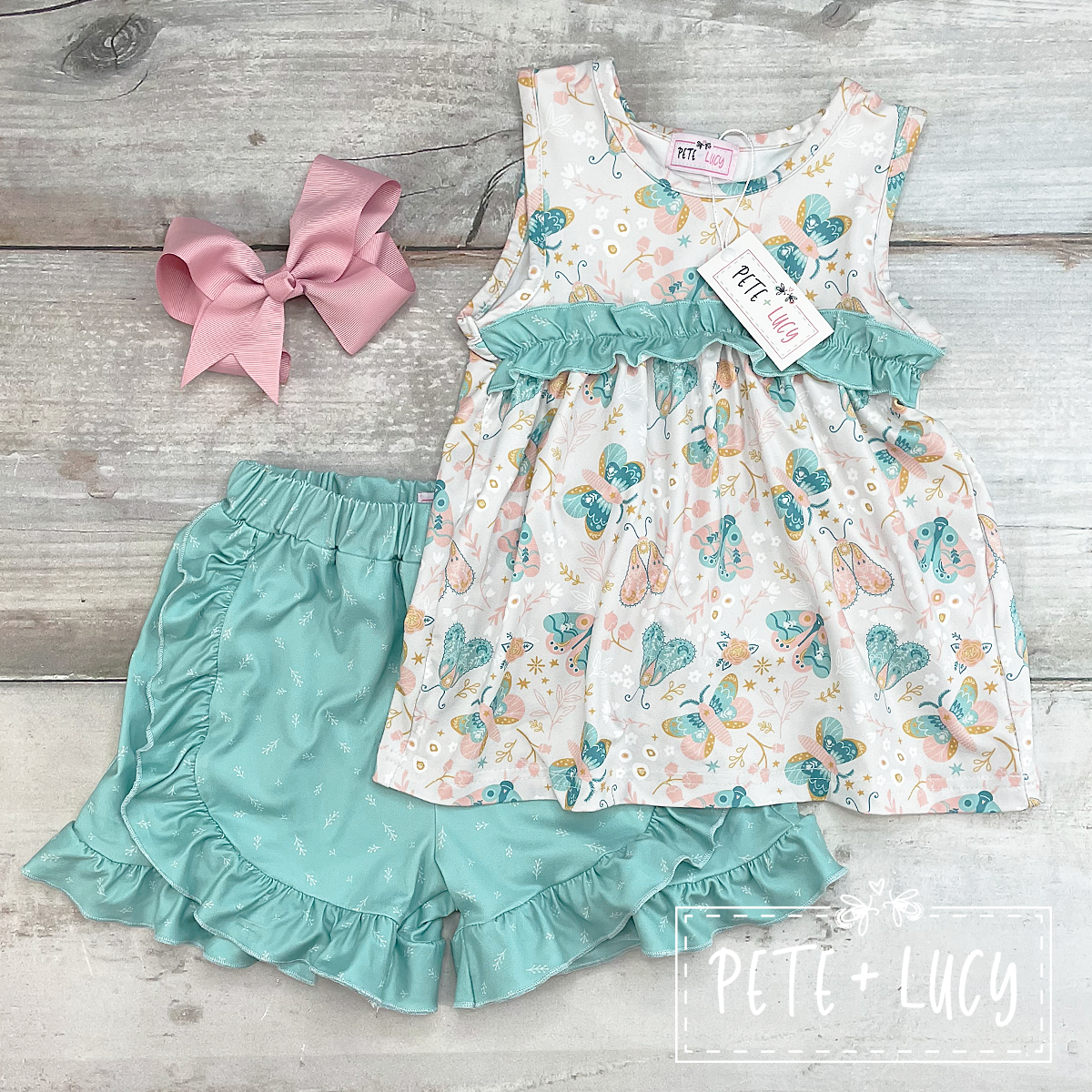 Fancy Flutters Short Set