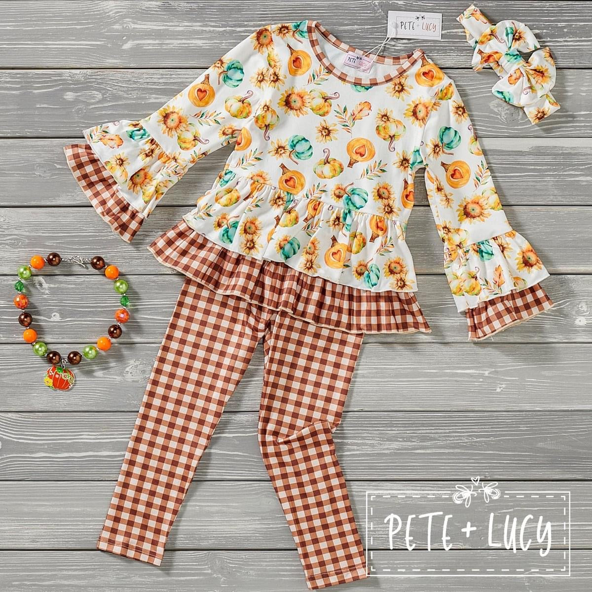 Pumpkin Love 2 piece set #2