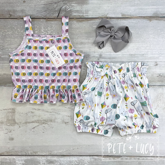 Bee Catcher Short Set